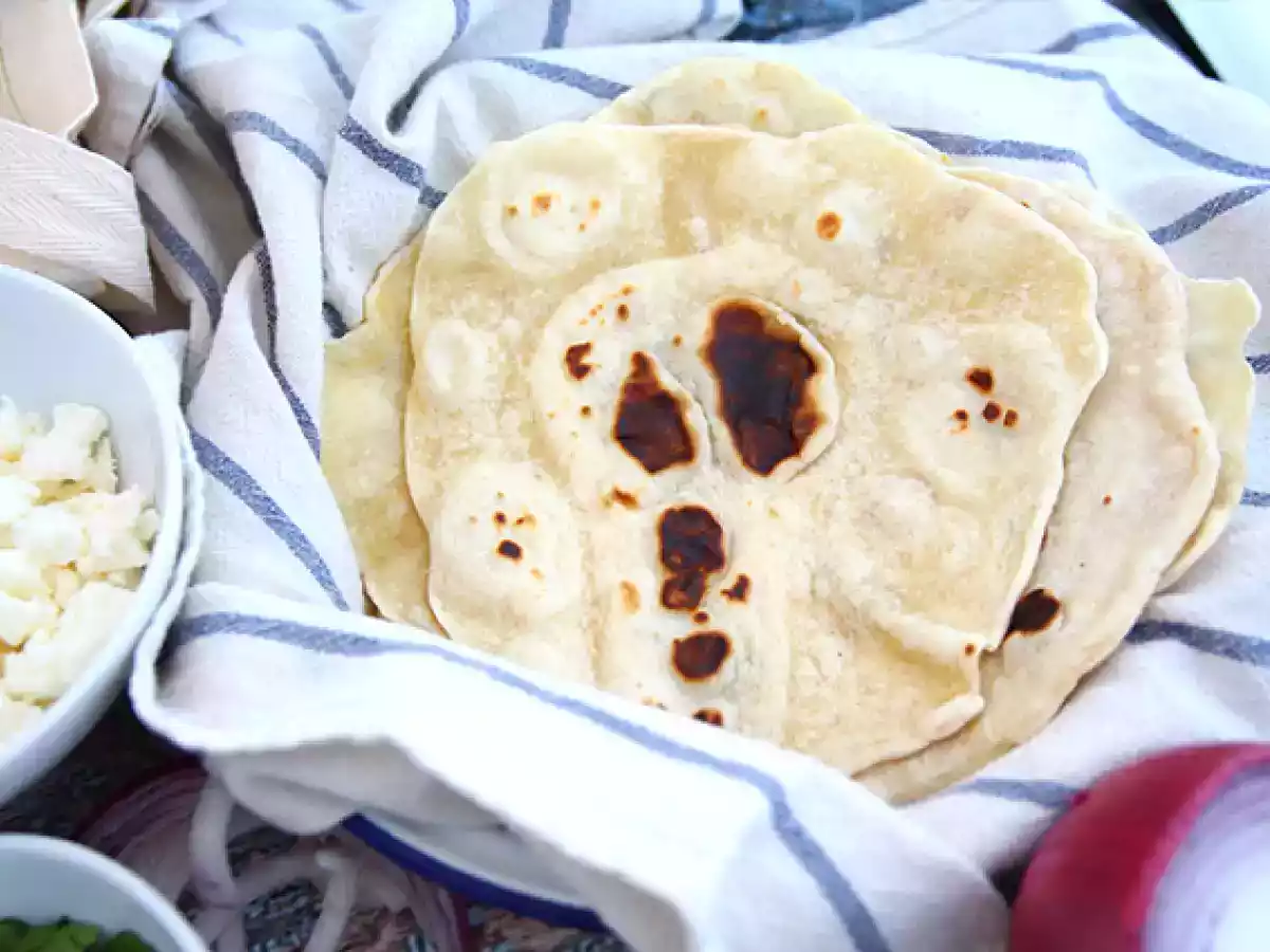 Tortilhas de trigo (para tacos, fajitas, wraps)