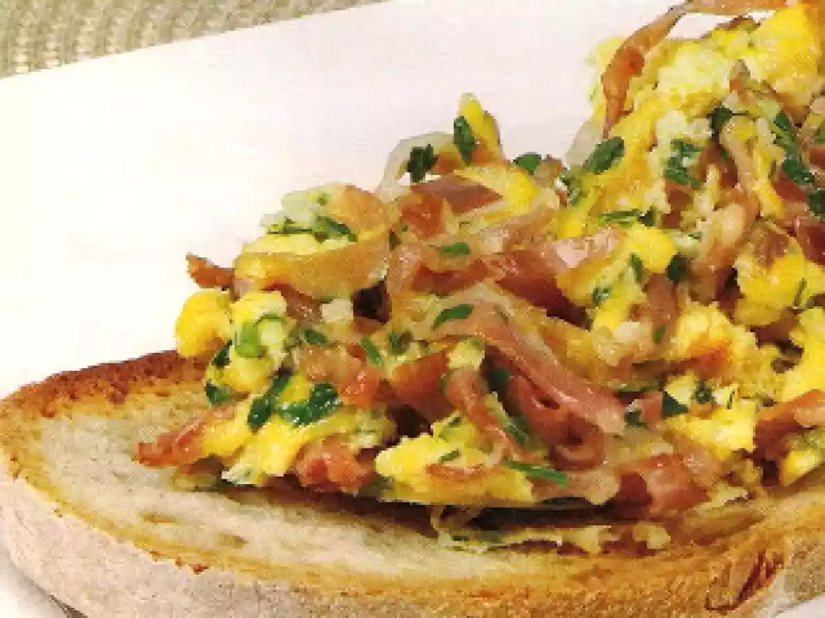 Tosta de Ovo e Presunto