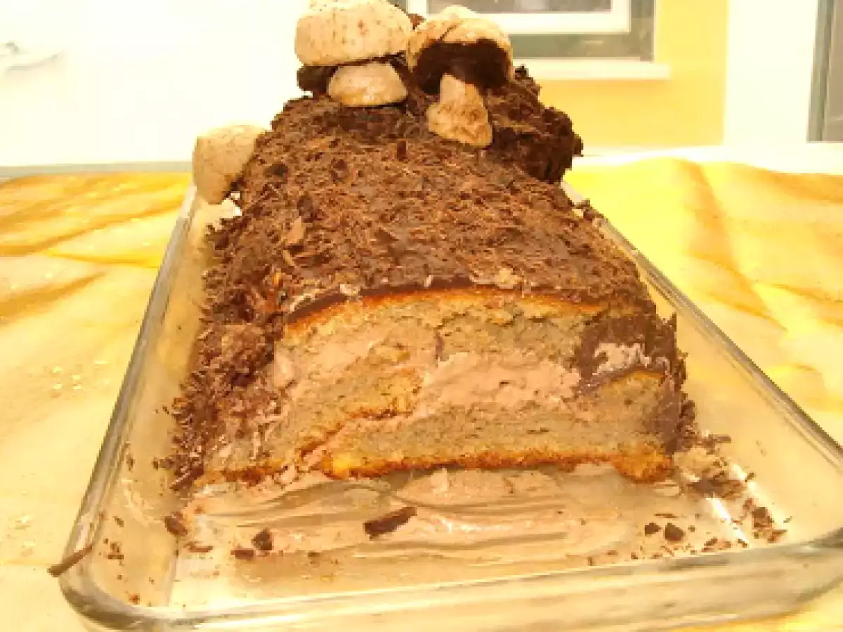 Tronco de natal de amêndoa e chocolate - foto 2