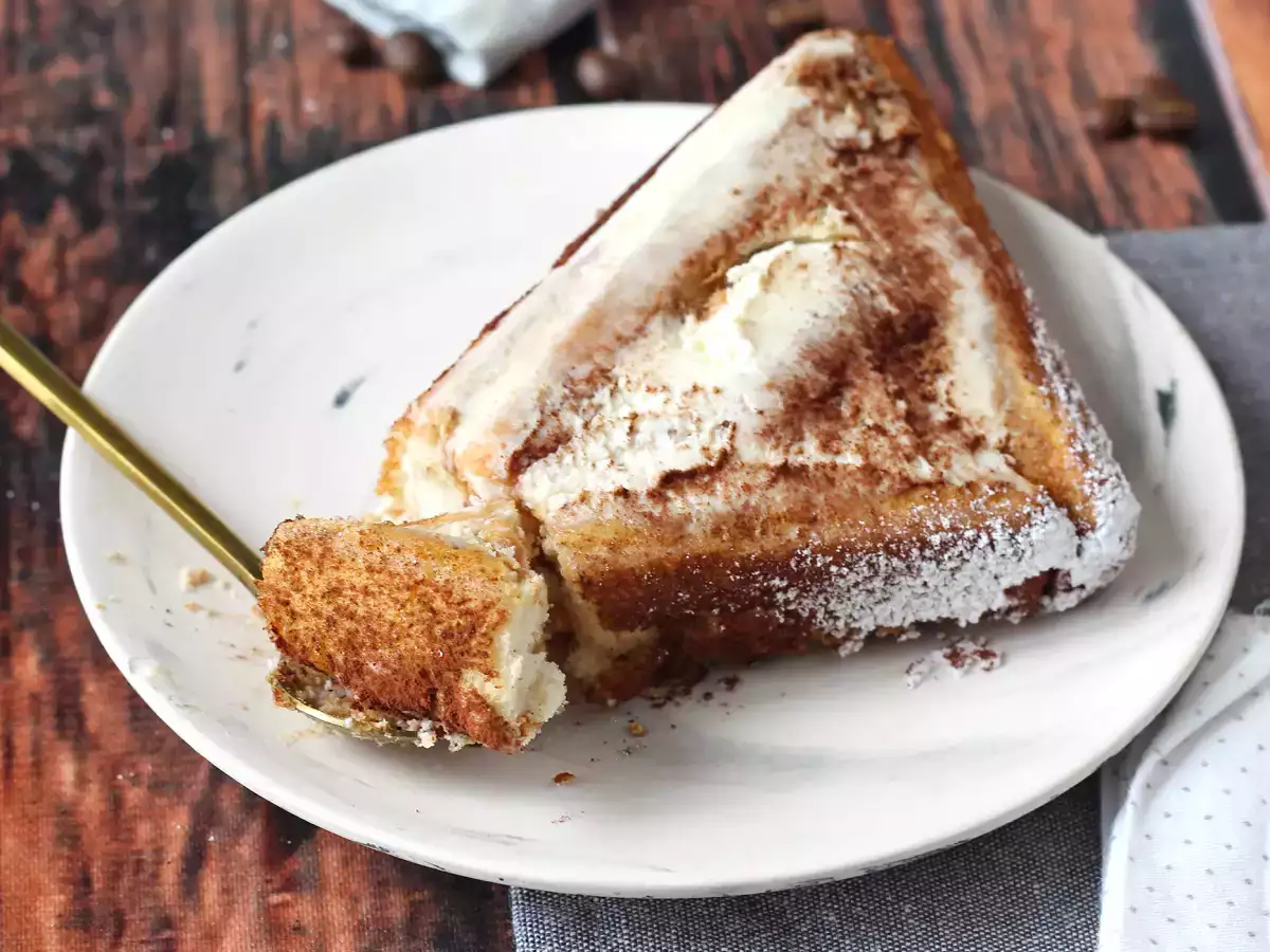 Tronco de Natal sabor tiramisù, feito sem molde - foto 6