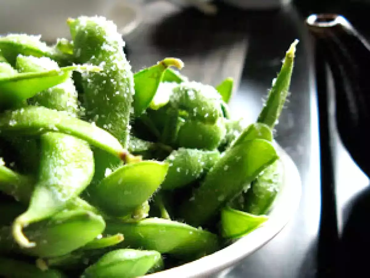 Troque a pipoca por Edamame ou faça sua escolha