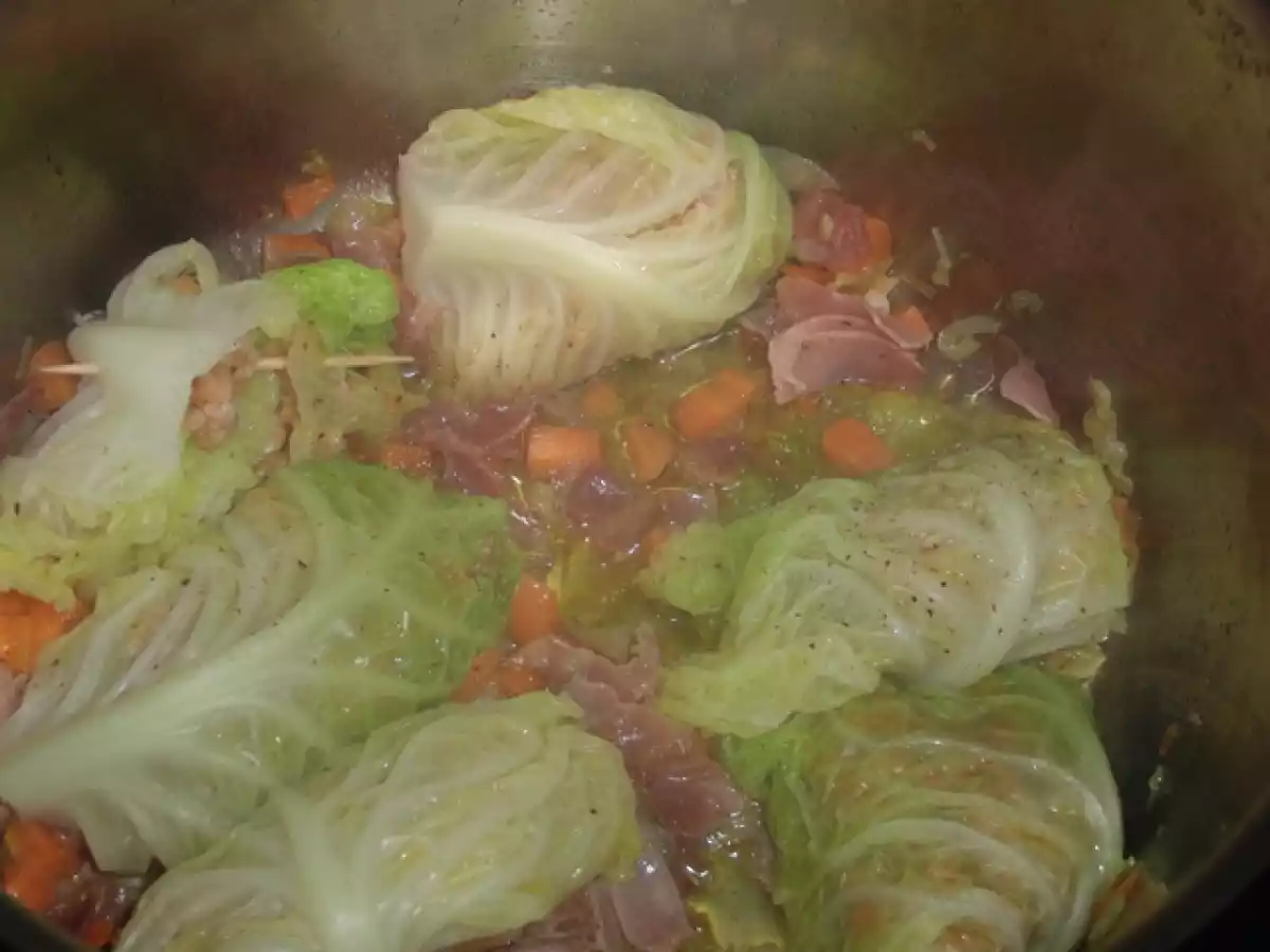 Trouxas de frango e farinheira em lombarda - foto 2