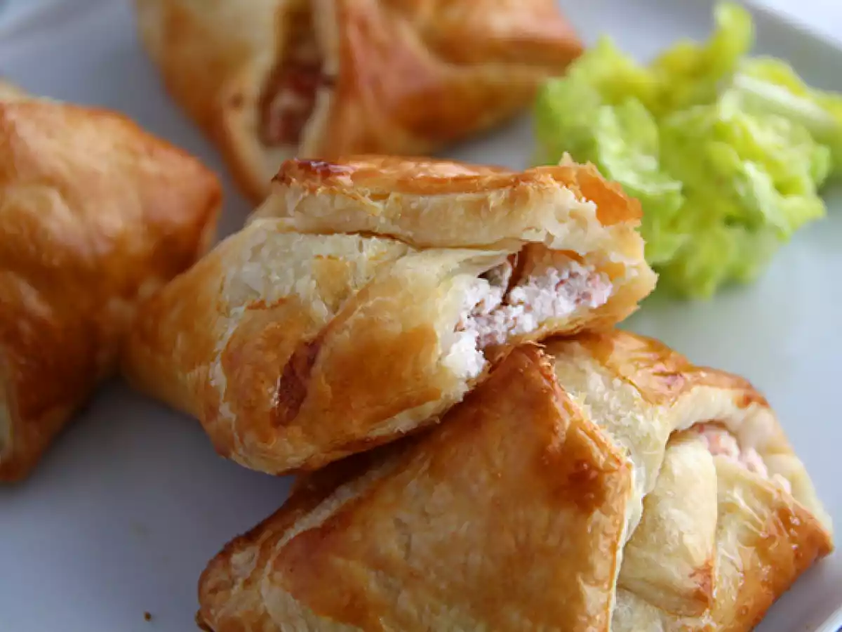 Trouxinhas de salmão e queijo de cabra - foto 4