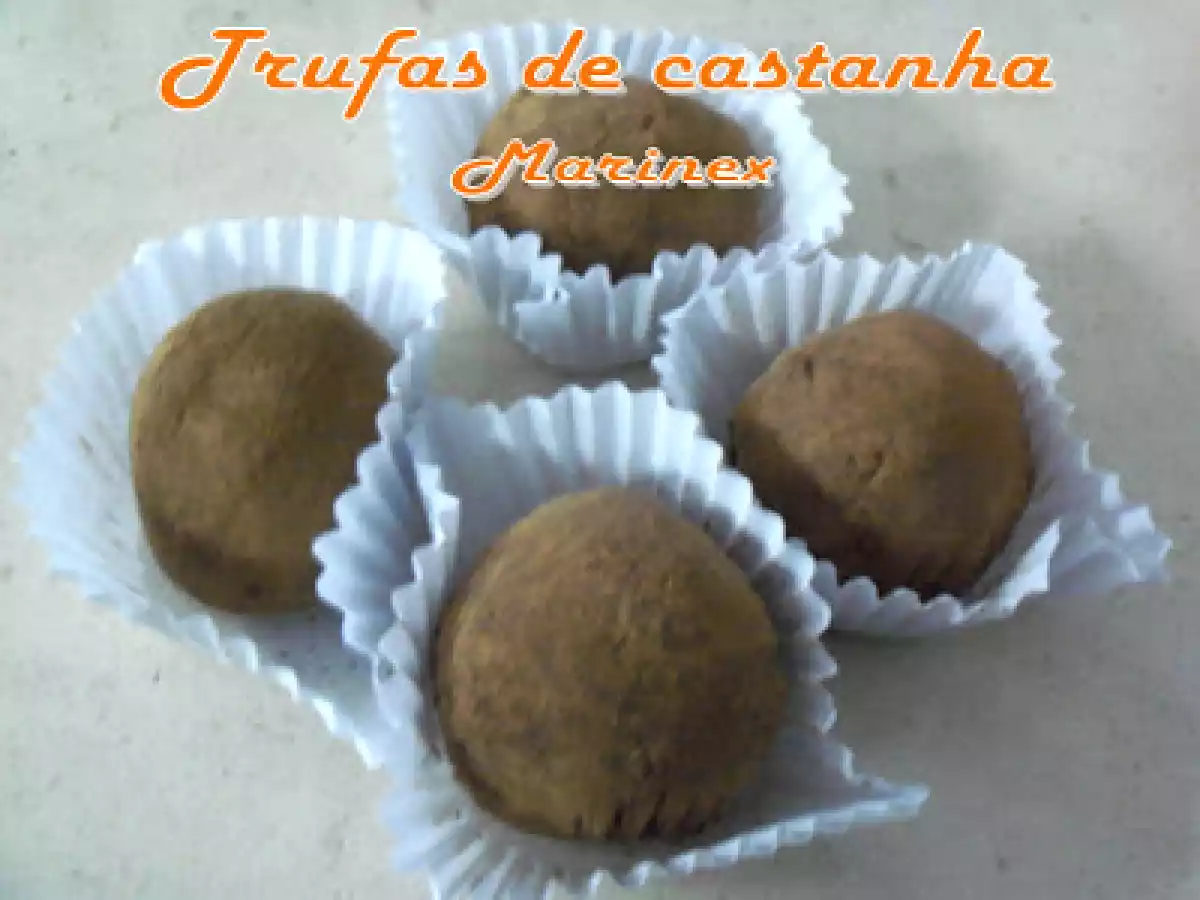 Trufas de castanhas