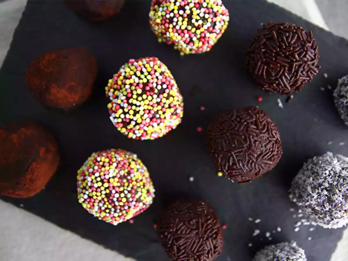 Trufas de chocolate (decoradas) - foto 3
