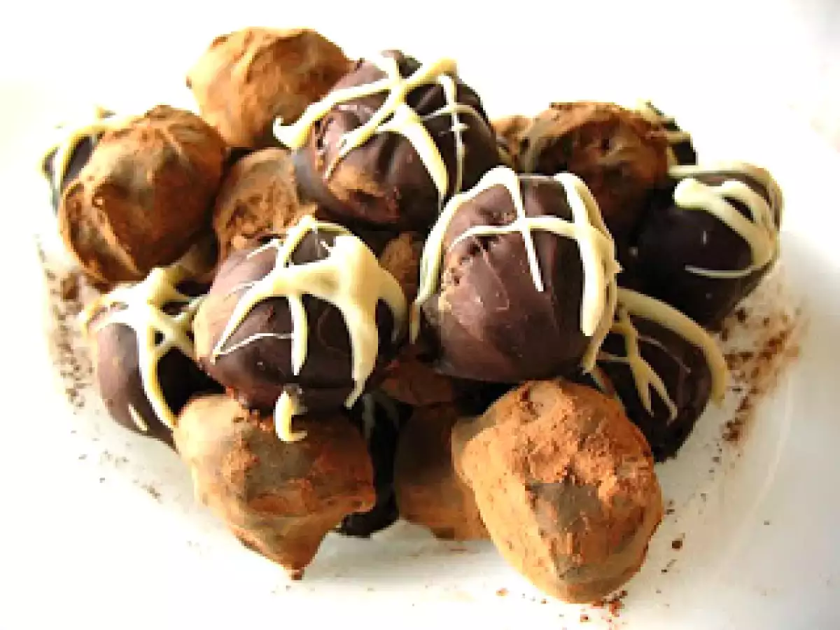 Trufas Gabriela e Trufas Irish Coffee