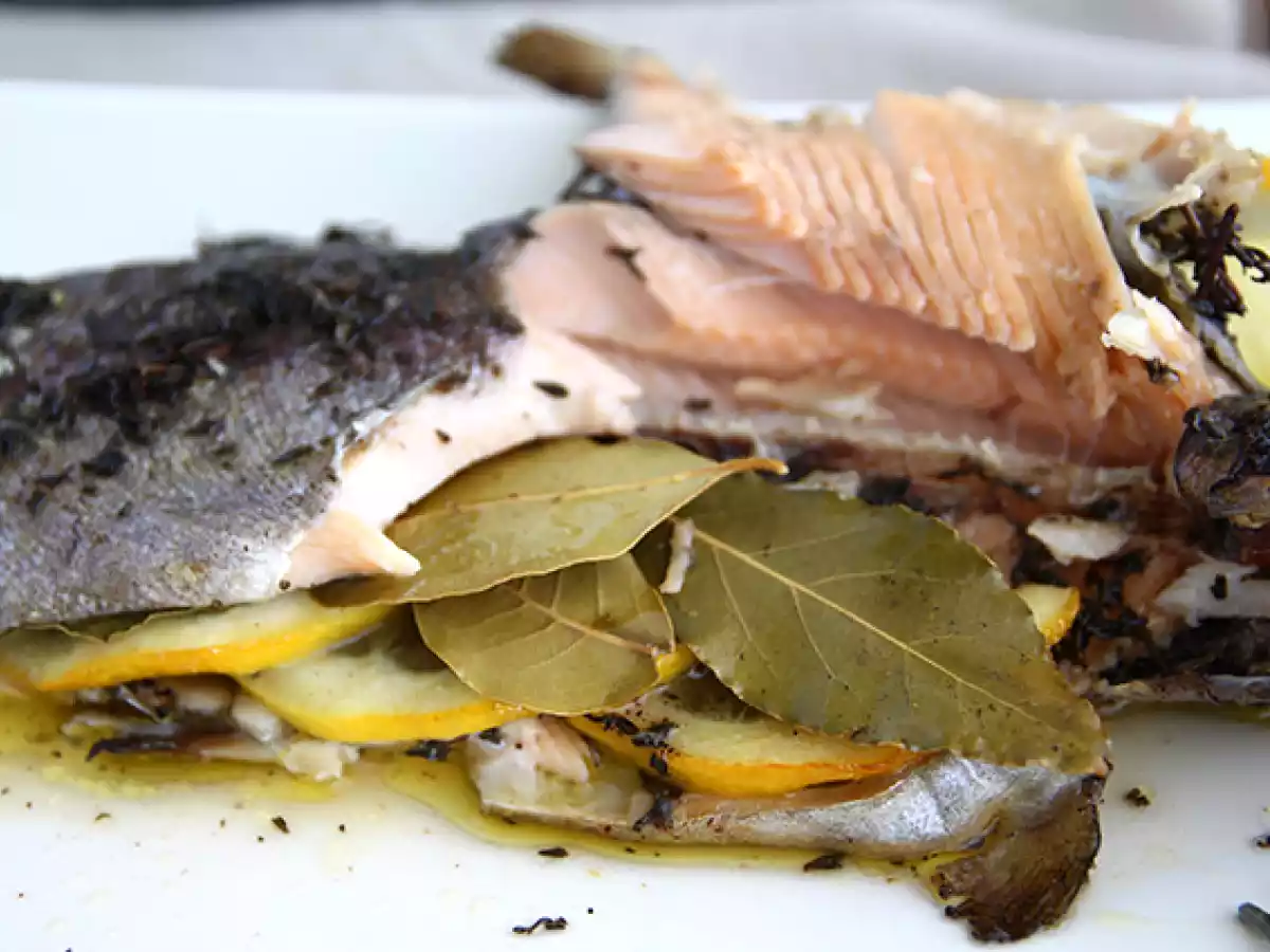 Truta ao forno (com tomilho e azeite) - foto 3