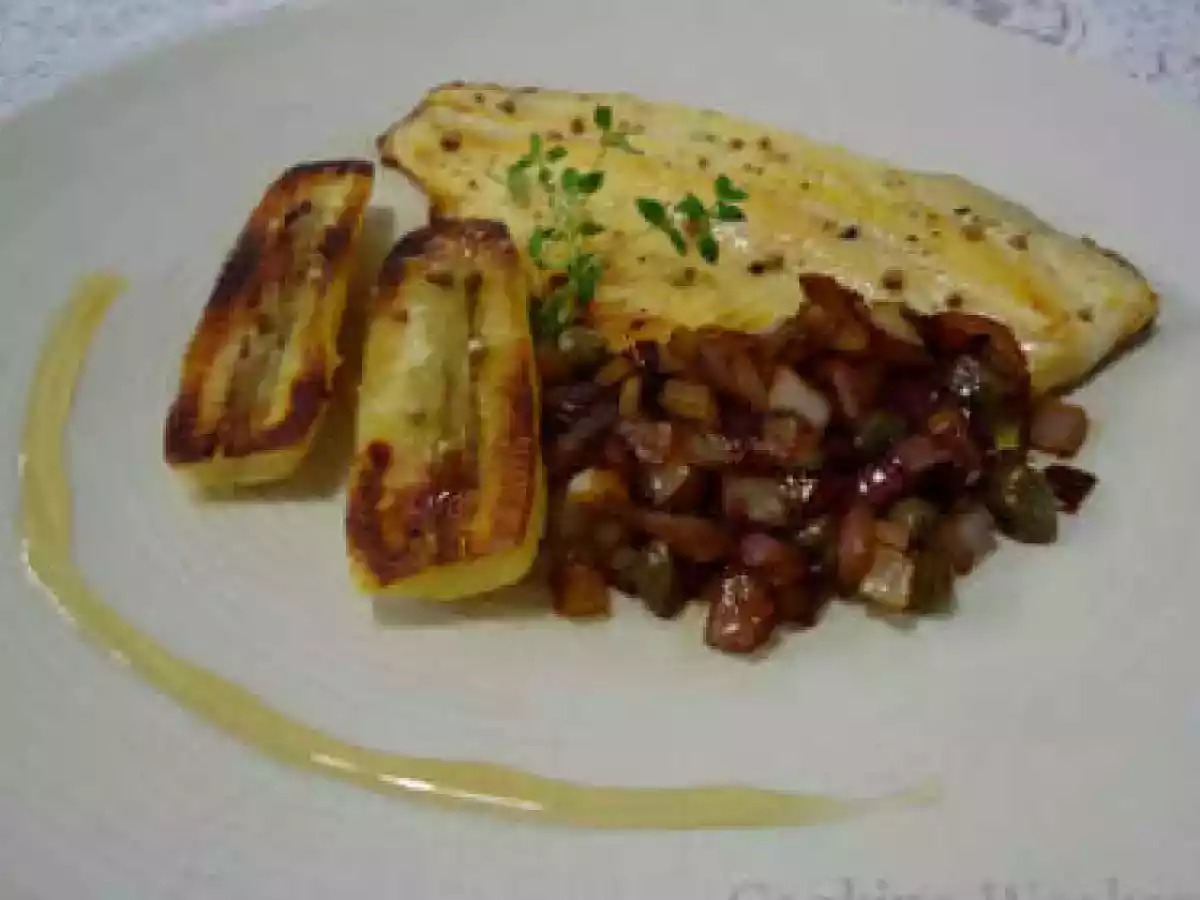 Trutas e Banana Figo Grelhadas ao Mel