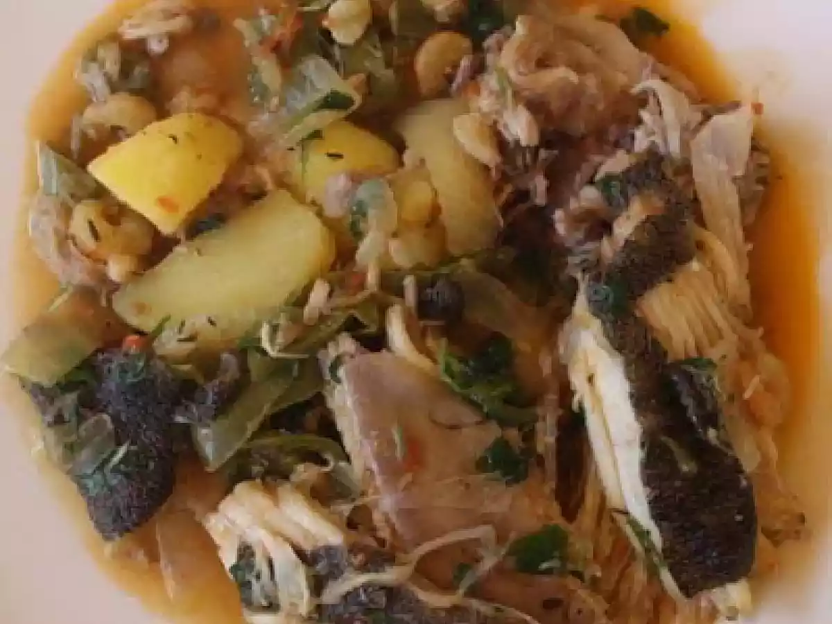 Um guisado receita de camarão realmente rico e bom.