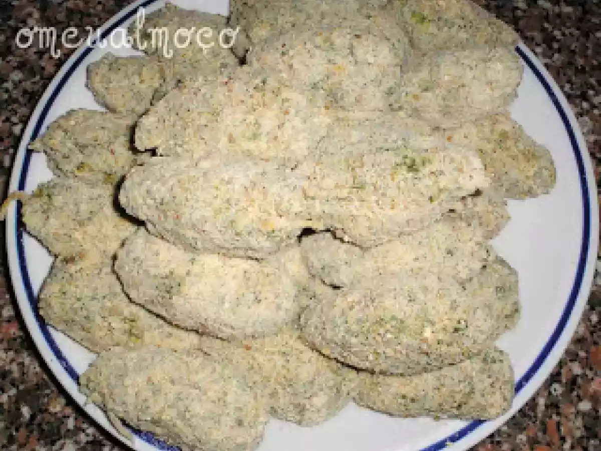Um mimo e croquetes de espinafres =)