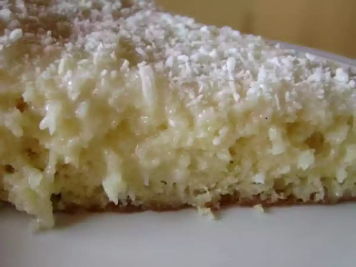 Um simples bolo de coco