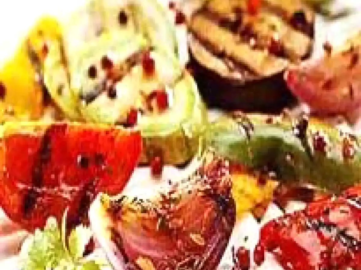 Vegetais Grelhados Com Especiarias