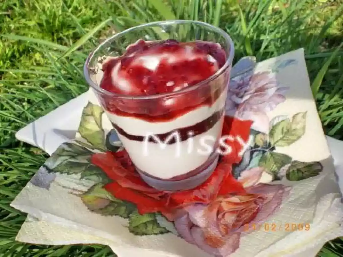Verrine Cheesecake de framboesa