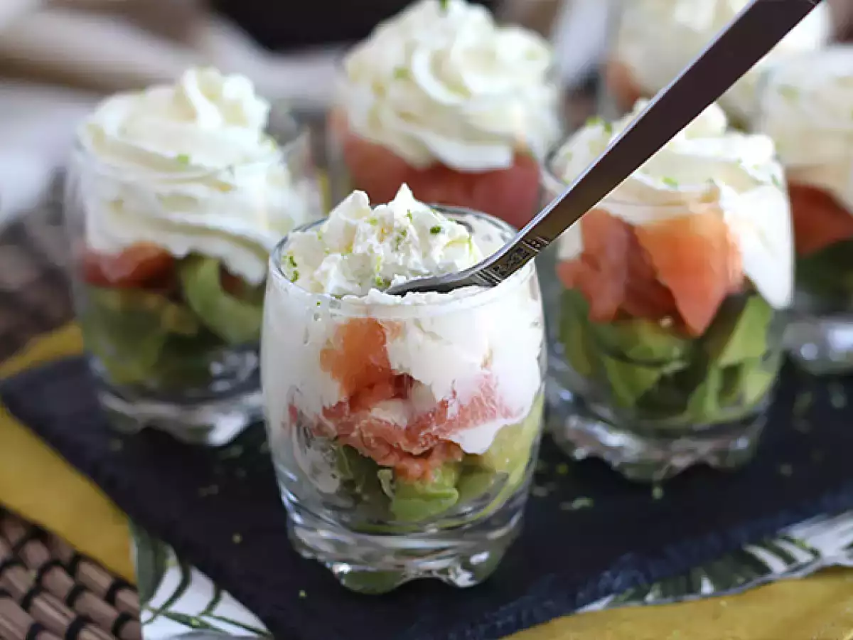 Verrine express de salmão e abacate - foto 4
