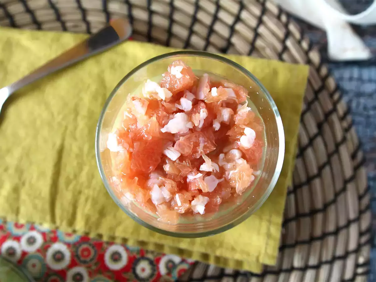 Verrines de abacate, camarão e toranja, bem fresquinhas! - foto 2