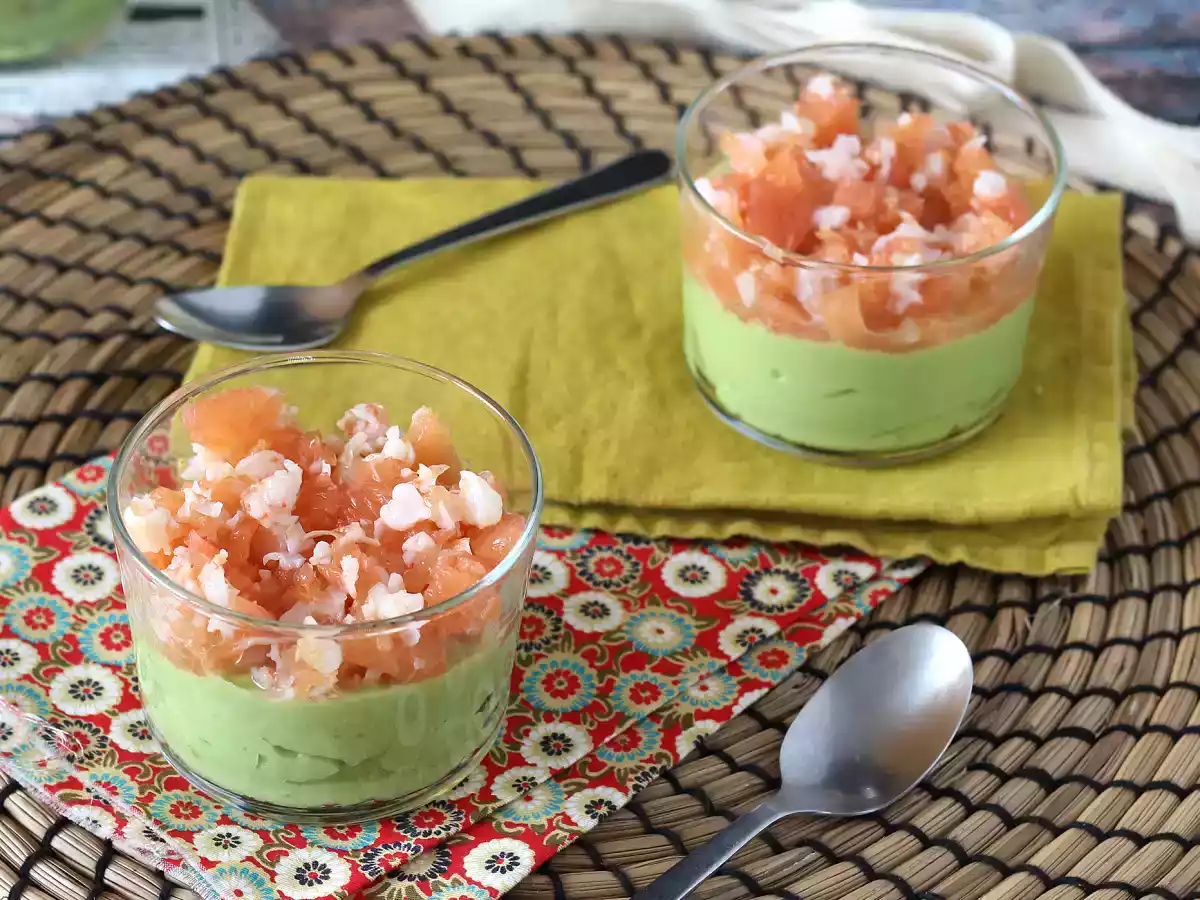Verrines de abacate, camarão e toranja, bem fresquinhas! - foto 3