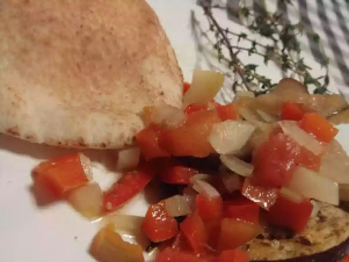 Vinagrete de berinjela ao forno