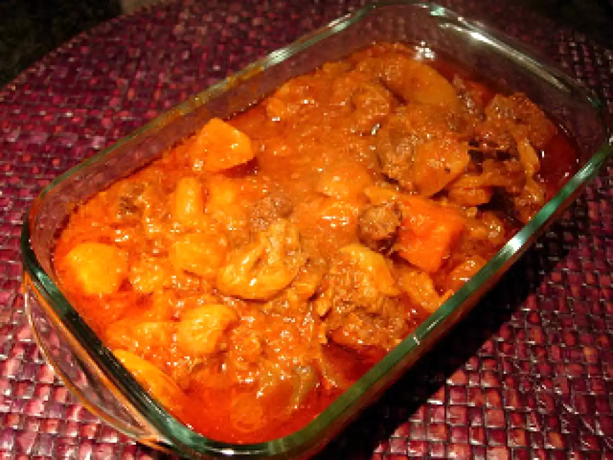 Vitela estufada com legumes - foto 2
