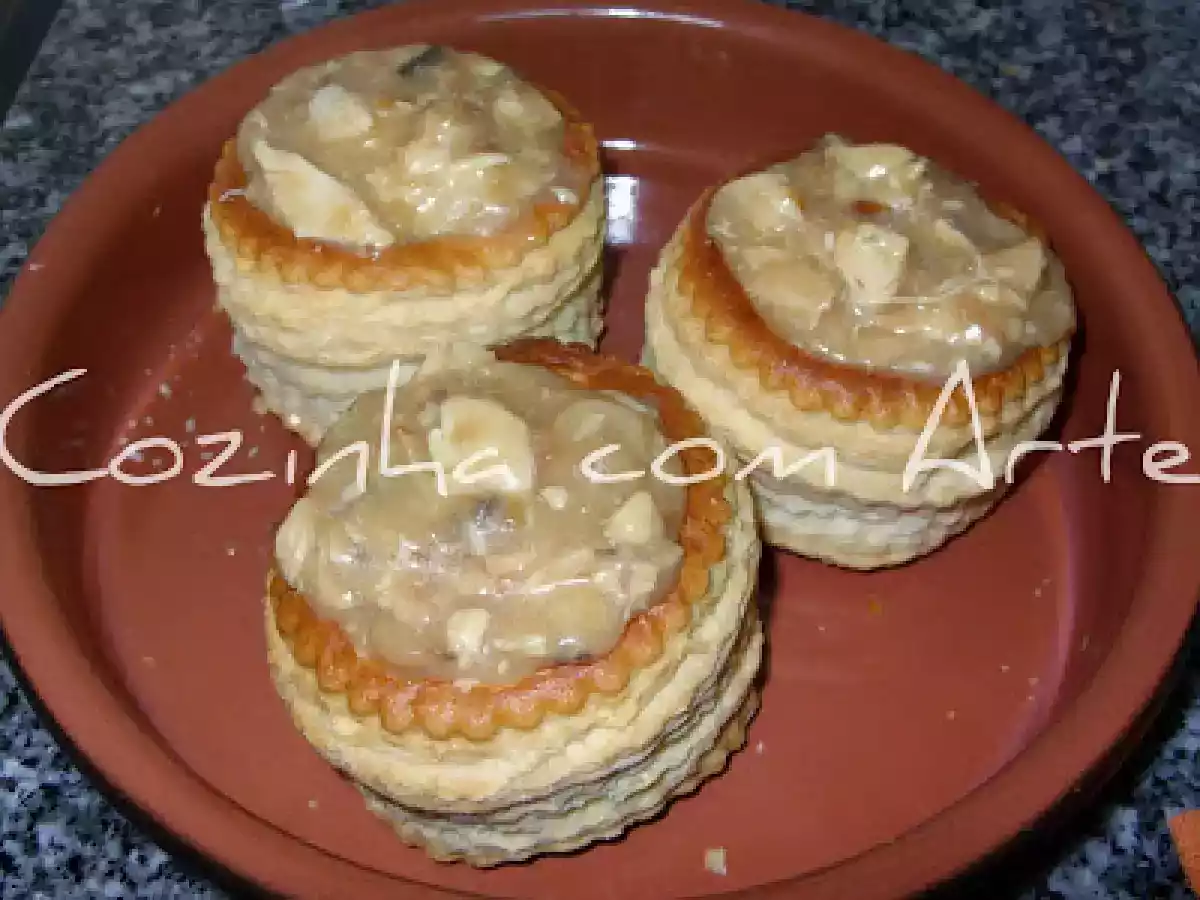 Vol au vent com creme de frango - foto 4
