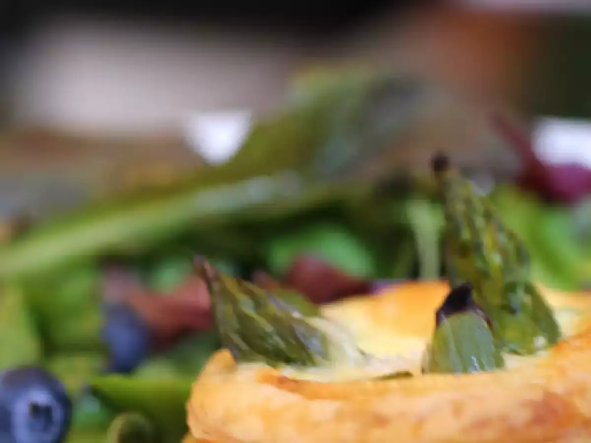 Vol-au-Vent de Aspargos e Gruyère