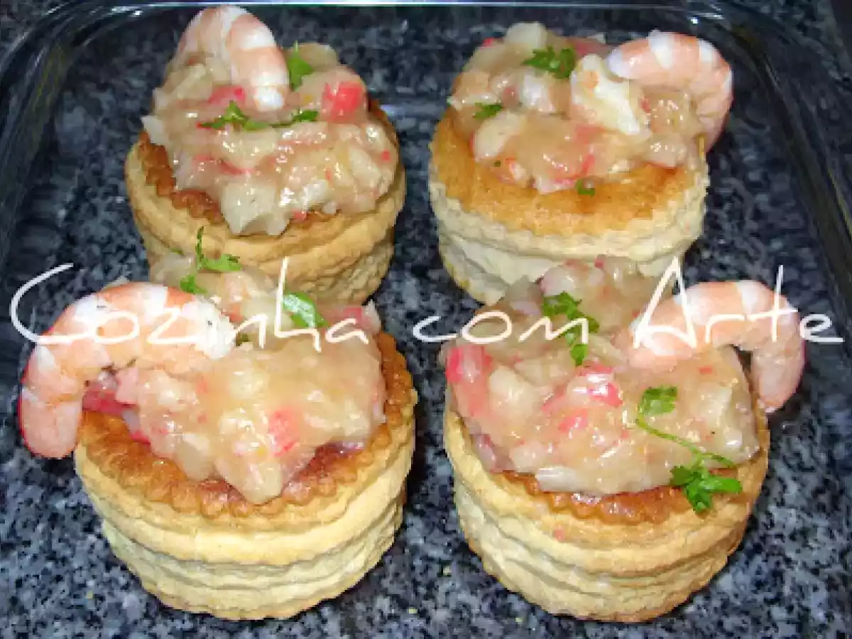 Vol au vent de camarão - foto 2
