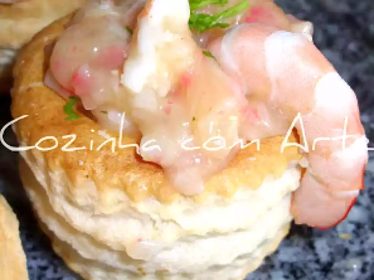 Vol au vent de camarão - foto 4