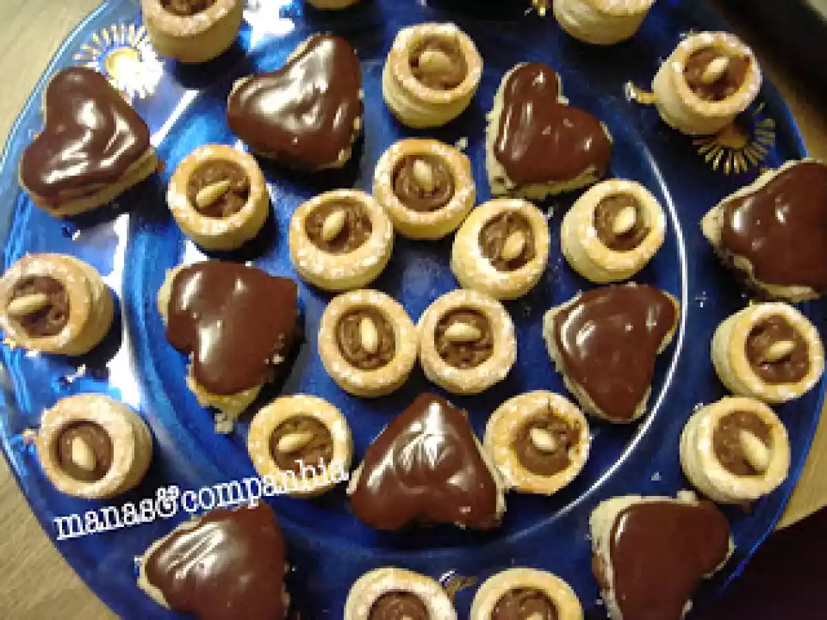 Vol-au-Vent de chocolate e castanhas (isa)