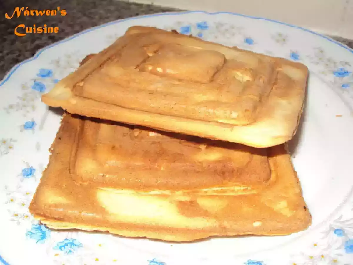 Waffles de Baunilha na Sandwicheira