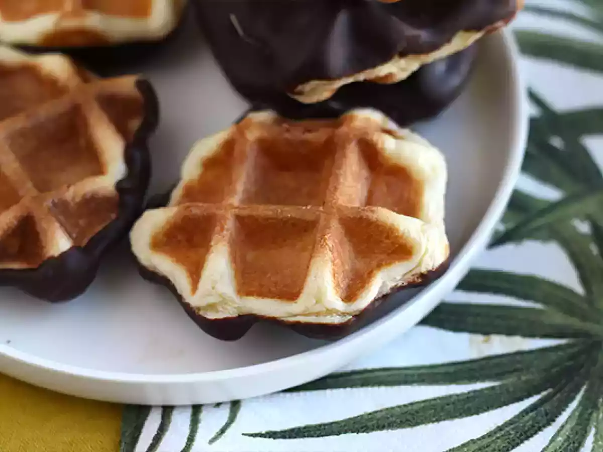 Waffles de chocolate (versão mini) - foto 6