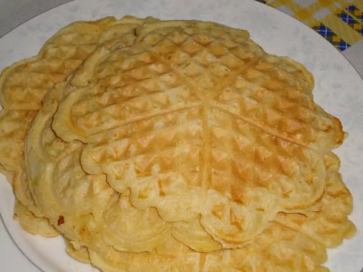 Waffles de coco