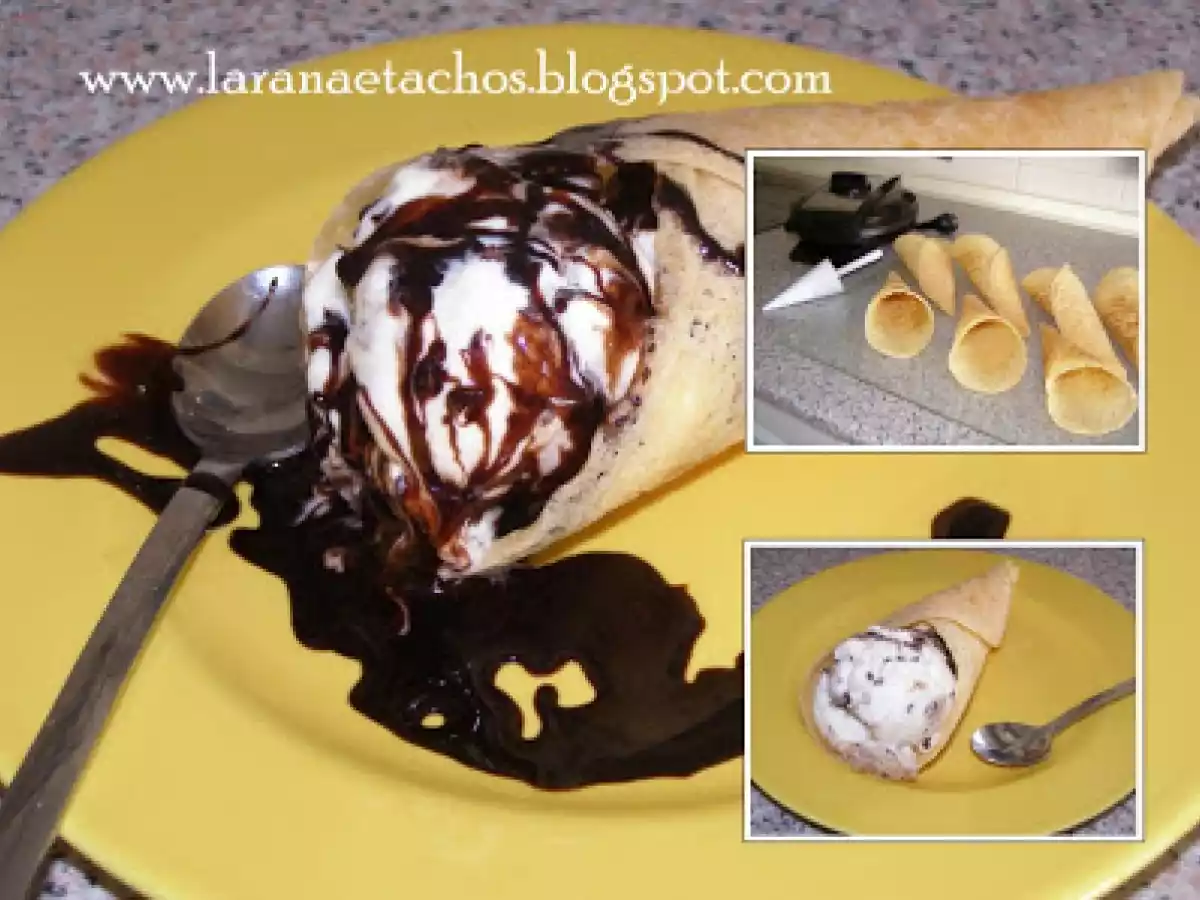 Waffles gelado