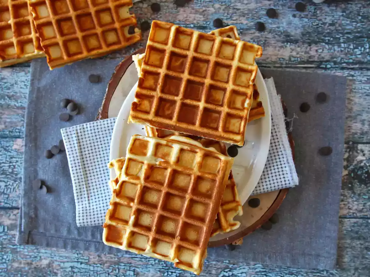 Waffles super proteicos com whey - foto 4