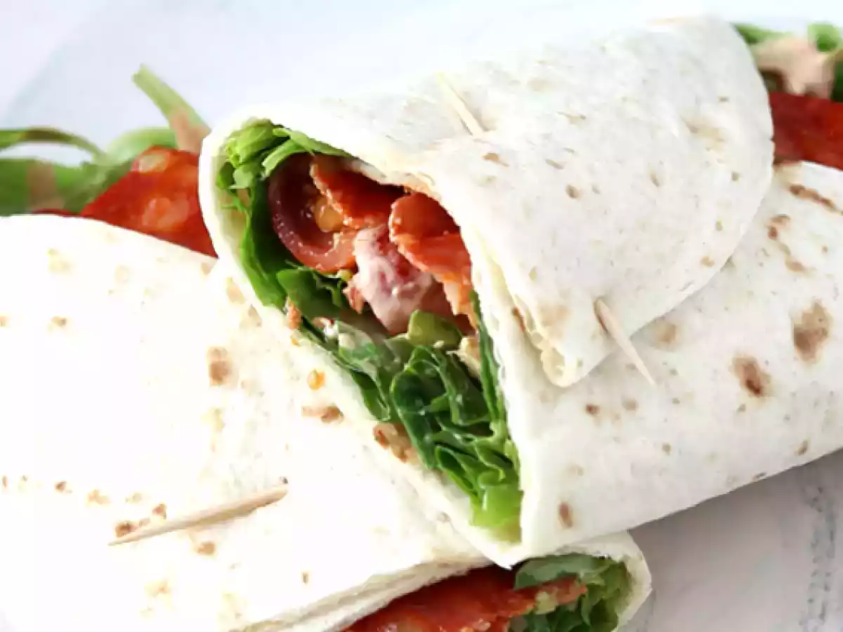 Wrap de chouriço, abacate e tomate - foto 3