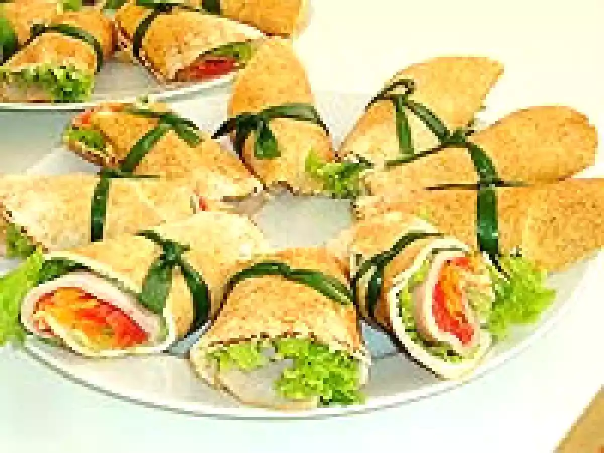 Wrap de peito de peru