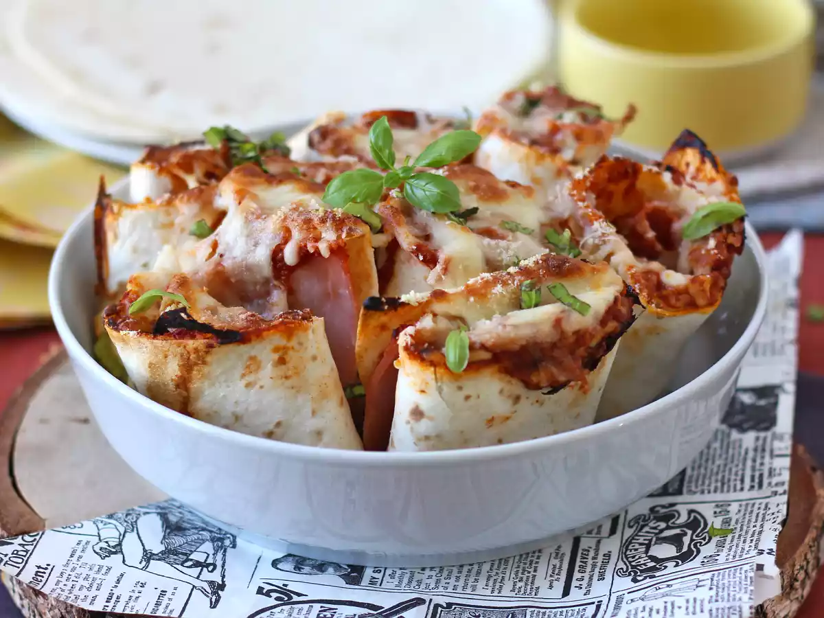 Wrap de pizza gratinado, a explosão de sabor que você precisa experimentar - foto 5