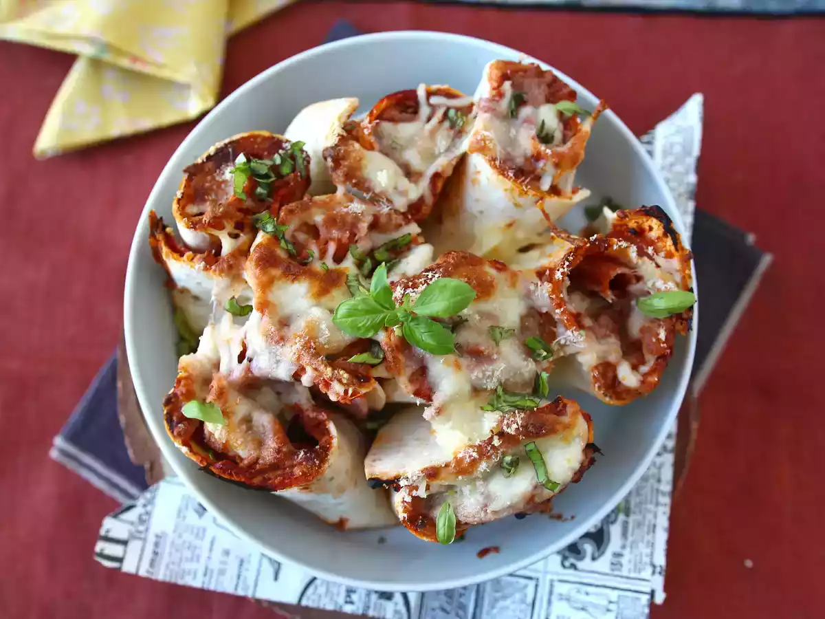 Wrap de pizza gratinado, a explosão de sabor que você precisa experimentar - foto 6