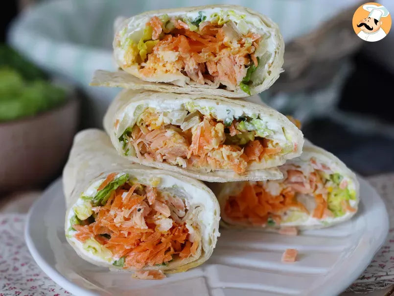 Wraps de salmão, o sanduíche perfeito, prático e bom pra toda hora!, foto 3