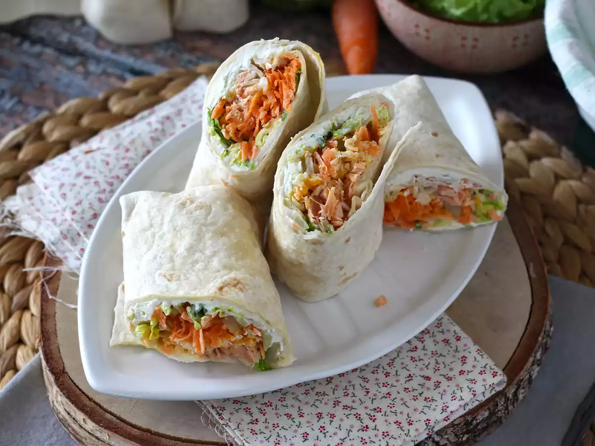 Wraps de salmão, o sanduíche perfeito, prático e bom pra toda hora! - foto 4