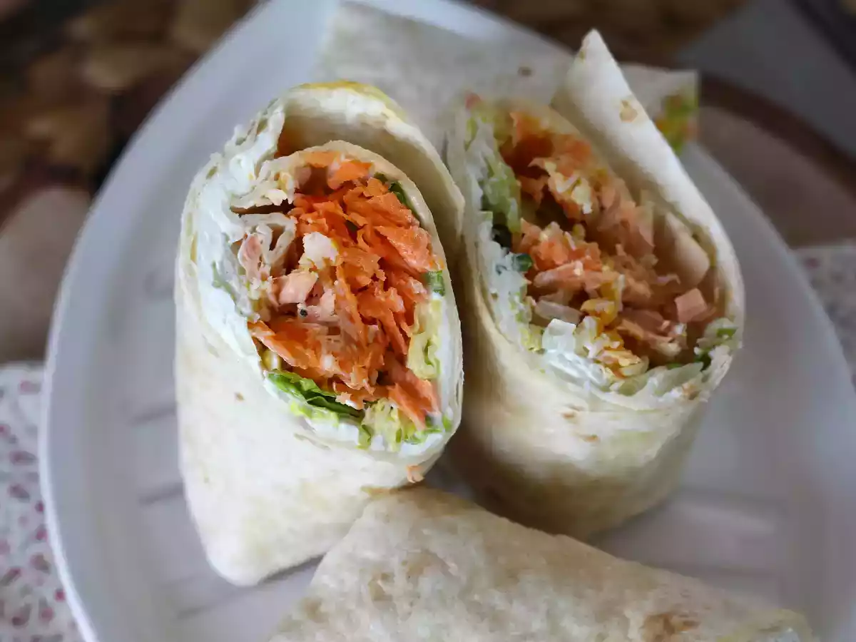 Wraps de salmão, o sanduíche perfeito, prático e bom pra toda hora! - foto 5