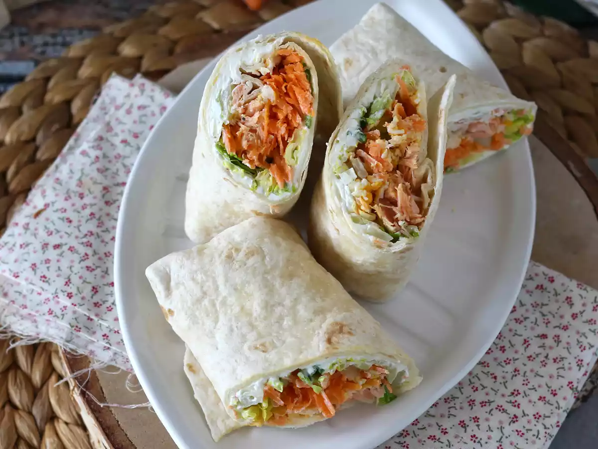 Wraps de salmão, o sanduíche perfeito, prático e bom pra toda hora! - foto 6