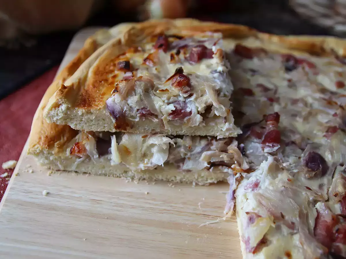 Zwiebelkuchen: a tradicional torta alemã de cebola - foto 3