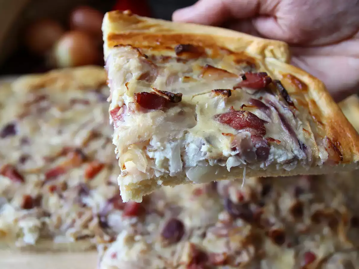 Zwiebelkuchen: a tradicional torta alemã de cebola - foto 4