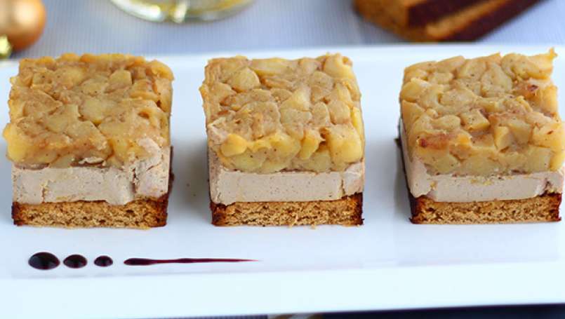 Mini tatins de foie gras