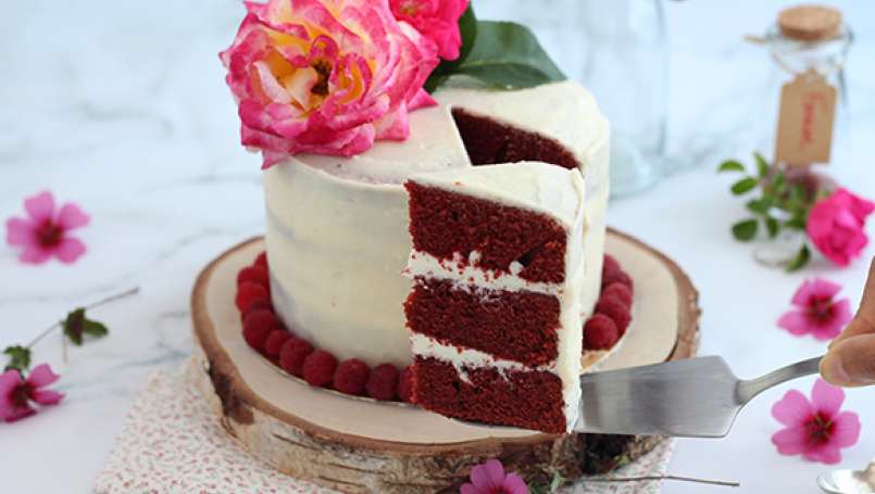 Red velvet cake (ou bolo veludo vermelho)