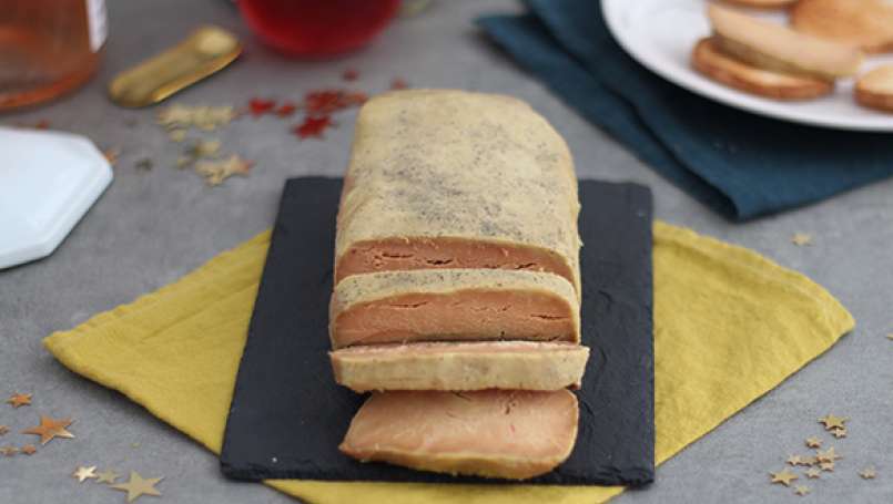Foie gras curado no sal