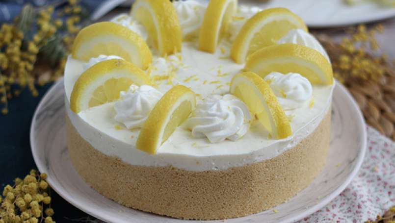 Cheesecake de limão (sem ir ao forno)